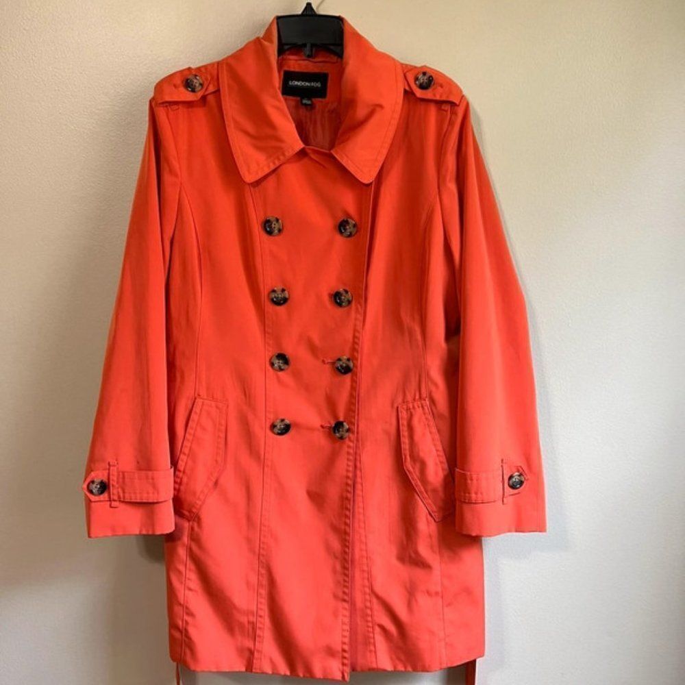 London Fog XL orange coat